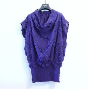 CAULIFLOWER issey miyake • cowl neck tunic